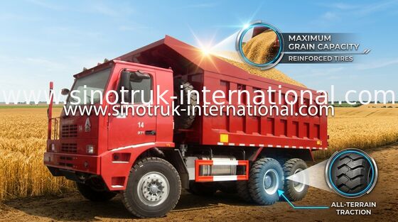 420HP Xe tải Chở hàng / 10 Wheeler Dump Truck Capacity 420HP ZZ5707V3840CJ