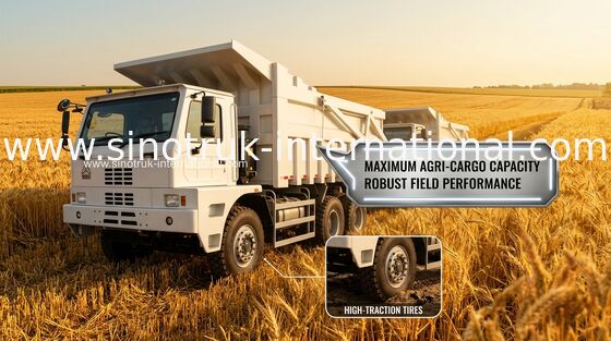 Xe Tải Chở Tóc 70 Tấn SINOTRUK HOWO70 Khai Thác LHD 6X4 420HP