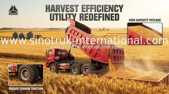 SINOTRUK HOWO 70 Khai thác mỏ Xe tải Chở hàng 6X4 LHD 371HP 70tons ZZ5707S3640AJ