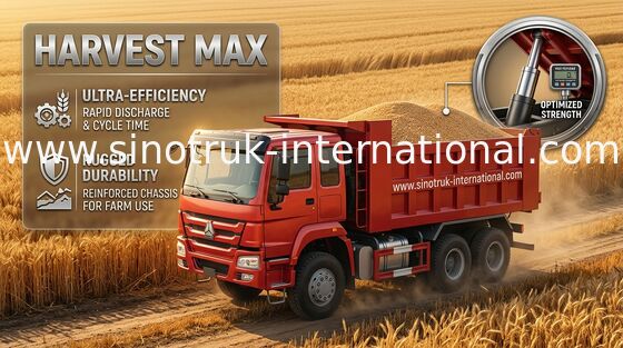 Tipper Xe tải Chở hàng SINOTRUK Hoàng tử Hoàng tử 6X4 336HP LHD 25tons ZZ3251N3641W