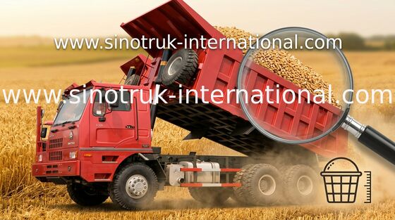 Tiêu hao nhiên liệu thấp Xe tải chở hàng nặng 6 x 4, 10 xe lật