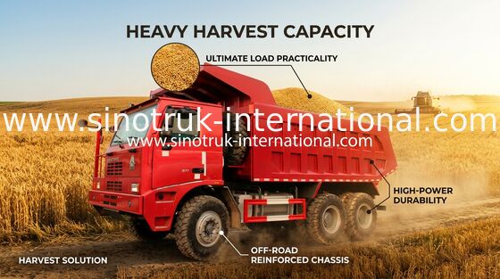 70 Khai Thác Khai Thác Khai Thác, Euro 2 SINOTRUK HOWO 6x4 Dump Truck