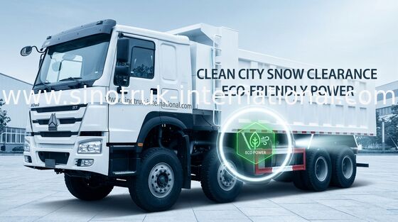 SINOTRUK HOWO Xe Xúc Đặt Xe Tái Chế 371HP 8X4 LHD 31-60tons 20-30CBM ZZ3317N3267W