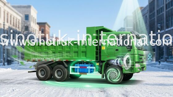 SINOTRUK HOWO Xe Xúc Đặt Xe Tái Chế 290HP 6X4 LHD 25tons 10-25CBM ZZ3257M2947A