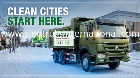 SINOTRUK HOWO Xe Tải Chở Loại Xe Tải 371HP 12 bánh xe LHD 31tons 20-30CBM ZZ3317N3267W