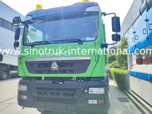 Nhà máy trực tiếp HOWO TX 371HP 6X4 Trung tâm nâng xe tải, 40-60 tấn Năng lượng tải, 20CBM hộp hàng hóa, hai 16 tấn trục sau, một 9.5 tấn trục trước, 13R22.5 lốp xe