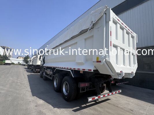 Xe tải tự đổ SINOTRUK HOWO NX Cab Tipper 380HP 6X4 Đèn cảnh báo có bạt
