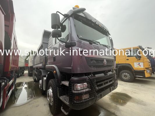 Công cụ hạng nặng HOWO TX 8X4 xe tải 400HP Double 16T trục sau Double 9.5T Xám