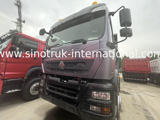Công cụ hạng nặng HOWO TX 8X4 xe tải 400HP Double 16T trục sau Double 9.5T Xám