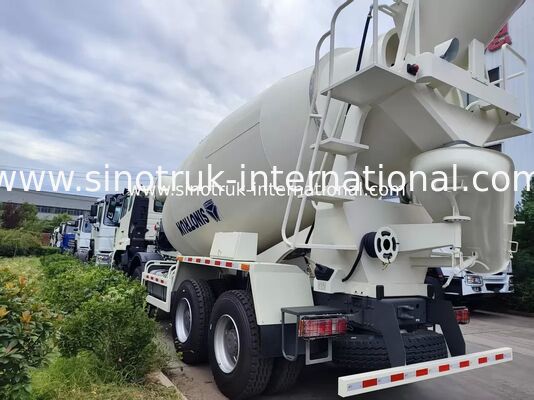 Máy trộn bê tông hạng nặng HOWO 8x4 16CBM Xe tải 371HP Động cơ giảm tốc độ PMP cho xây dựng