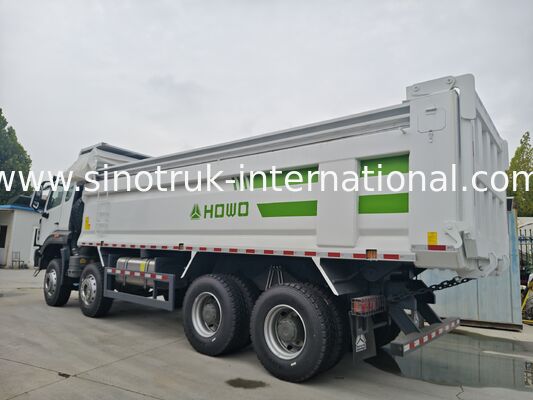 HOWO 8X4 380HP NX Tipper Dump Truck Với Bàn cát RHD