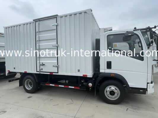 Gương chiếu hậu góc rộng màu trắng xe tải thùng kín SINOTRUK HOWO an toàn cao tải trọng 10-15 tấn