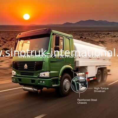 Xe bồn chở nhiên liệu SINOTRUK HOWO 16-20CBM 6X4 LHD 290HP Euro2