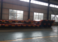 Xe tải rơ moóc thủy lực phẳng cho xe tải xây dựng Tải 80 tấn 17m