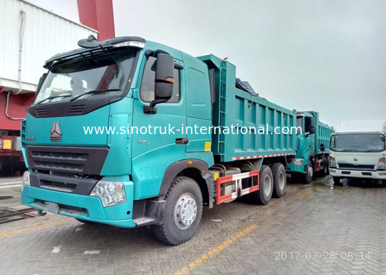 Xe tải tự đổ Sinotruk HOWO A7 / Xây dựng RHD 6X4 Xe tải tự đổ lớn