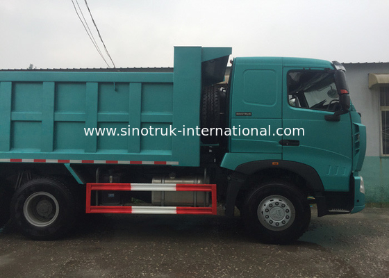 SINOTRUK HOWO A7 Xe tải tự đổ xây dựng 6 X 4 290HP có màu xanh lam