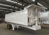 Trailer hạng nặng màu trắng bán tải nặng cho 60 tấn tải trọng