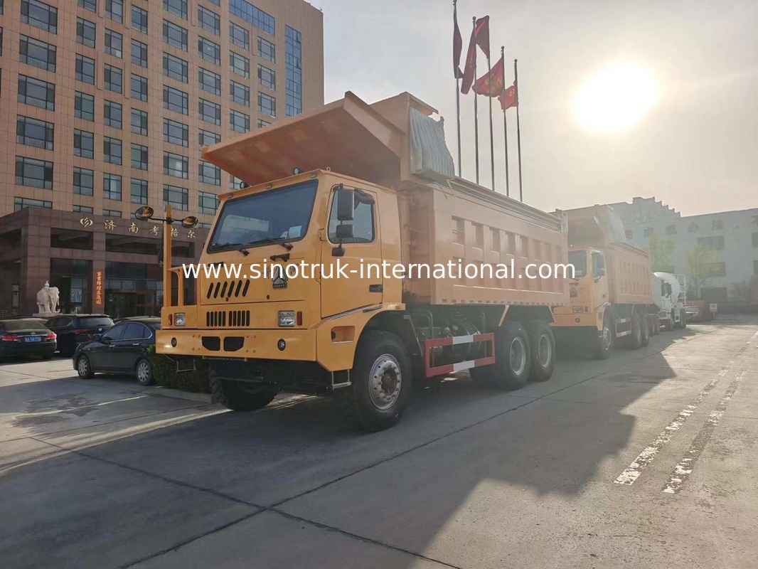 Xe tải tự đổ khai thác 6X4 LHD 371HP 70 tấn SINOTRUK HOWO cho ngành khai thác mỏ