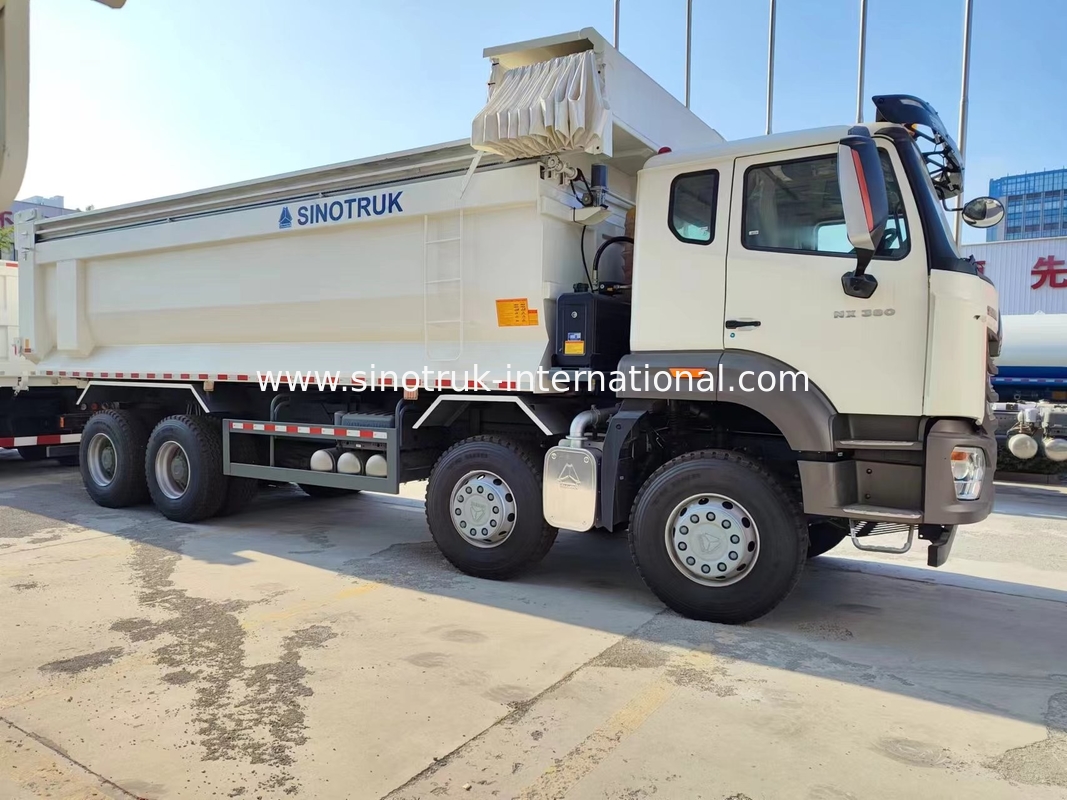 Sinotruk Hohan New HOWO Tipper Dump Truck N7 6 × 4 10 bánh 380hp RHD U loại Bán tự động