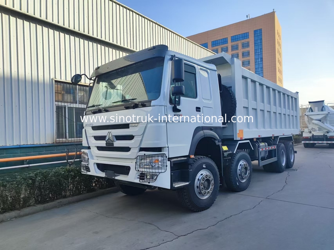 Công suất lớn 27 mét khối 4 trục xe tải 400 mã lực cho hoạt động hiệu quả