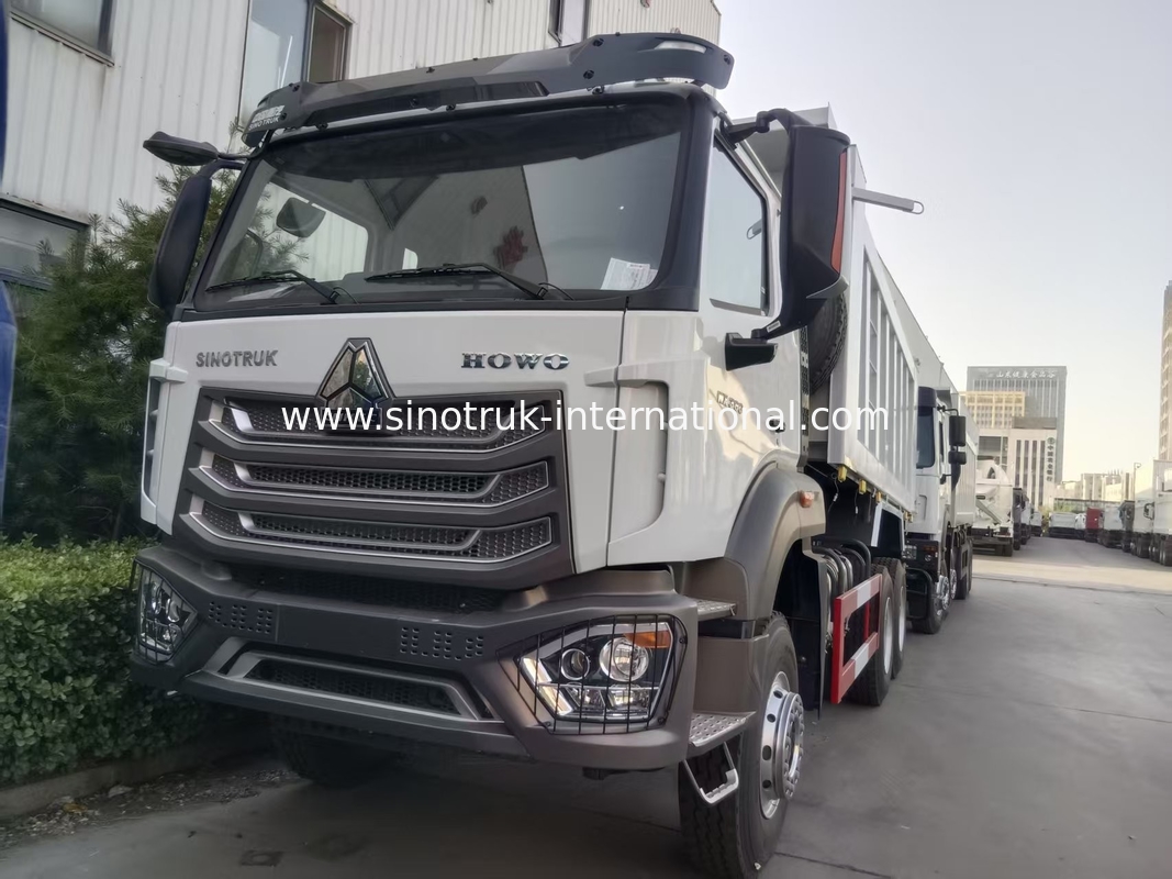 2 hành khách Sinotruk Hohan Tipper Dump Truck Weichai Động cơ 6 × 4 LHD 380HP Với loại hộp số thủ công