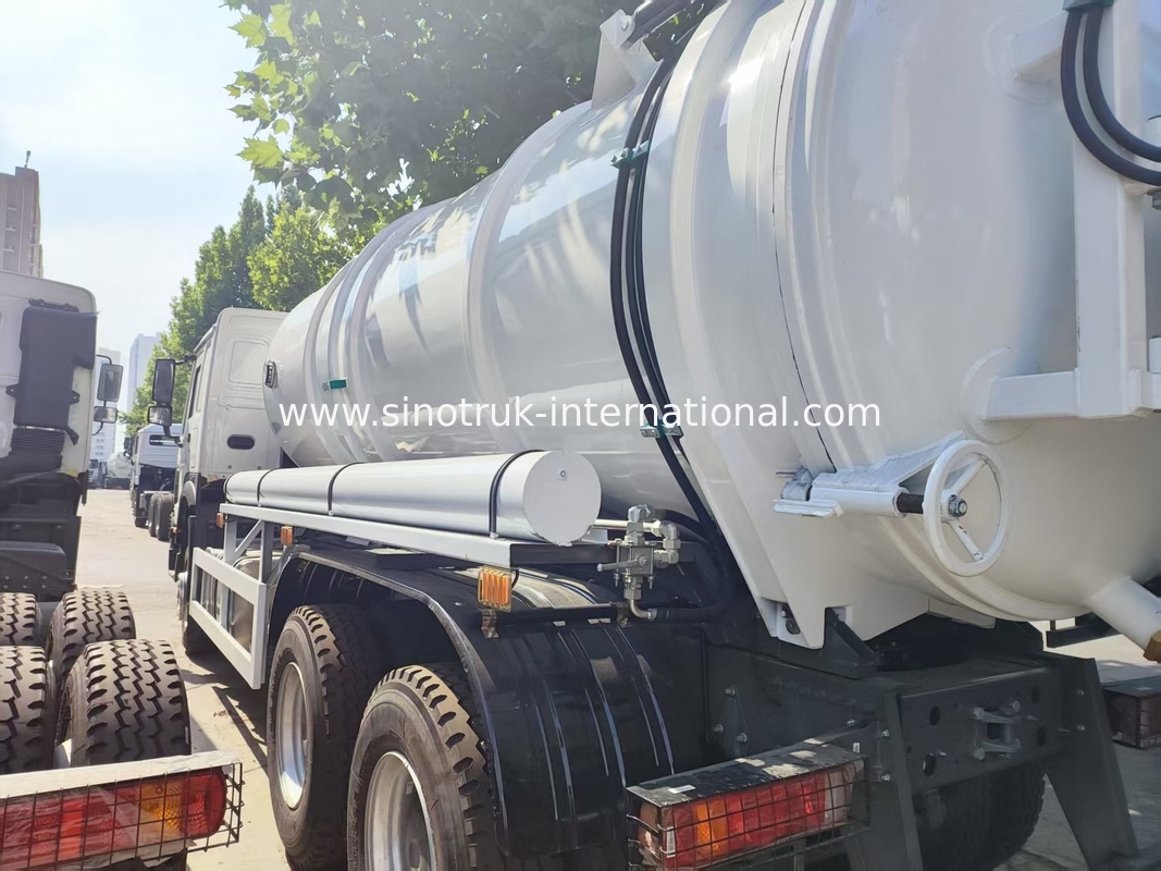 HOWO 6*4 16CBM 380HP Truck làm sạch nước thải hiệu suất cao đáp ứng các giải pháp làm sạch đa chức năng hiệu quả