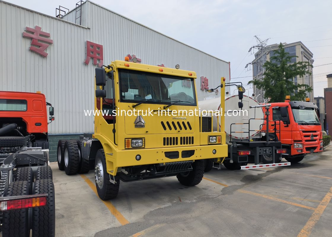 Xe tải hạng nặng đa năng với kích thước thùng hàng 5800*3200*1800mm và cabin xe HW7D