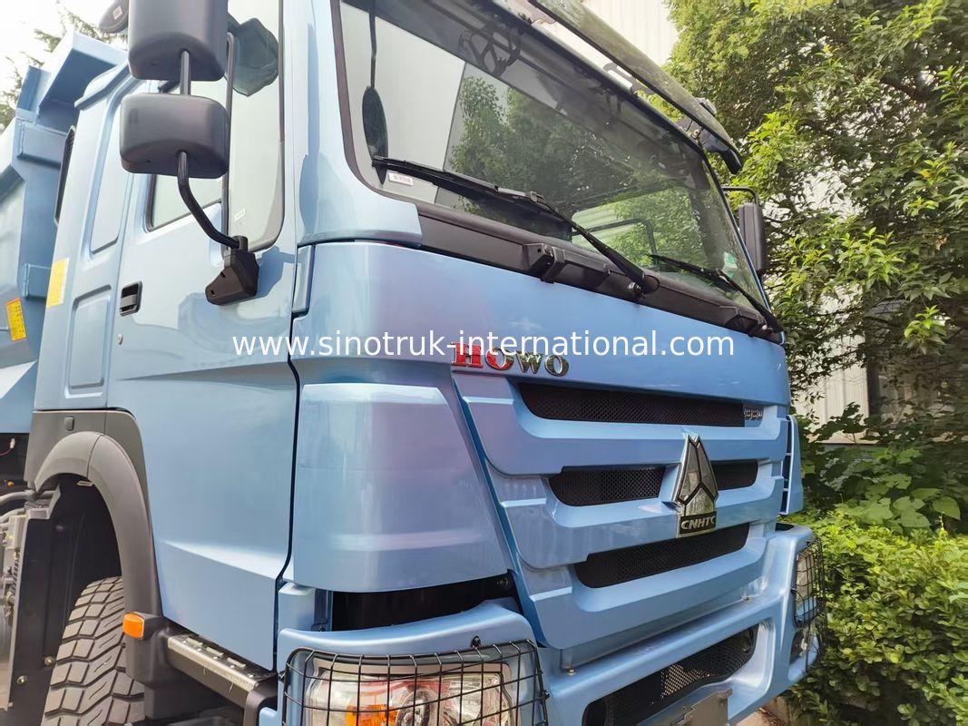 Xe ben U-Trough màu xanh (20CBM, 6×4, 380HP): Ưu điểm nổi bật để xả vật liệu nhanh chóng