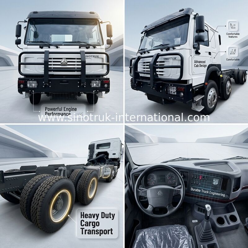 Xe tải Sinotruk HOWO 8X4 400hp 12 bánh Cabin mặt quỷ