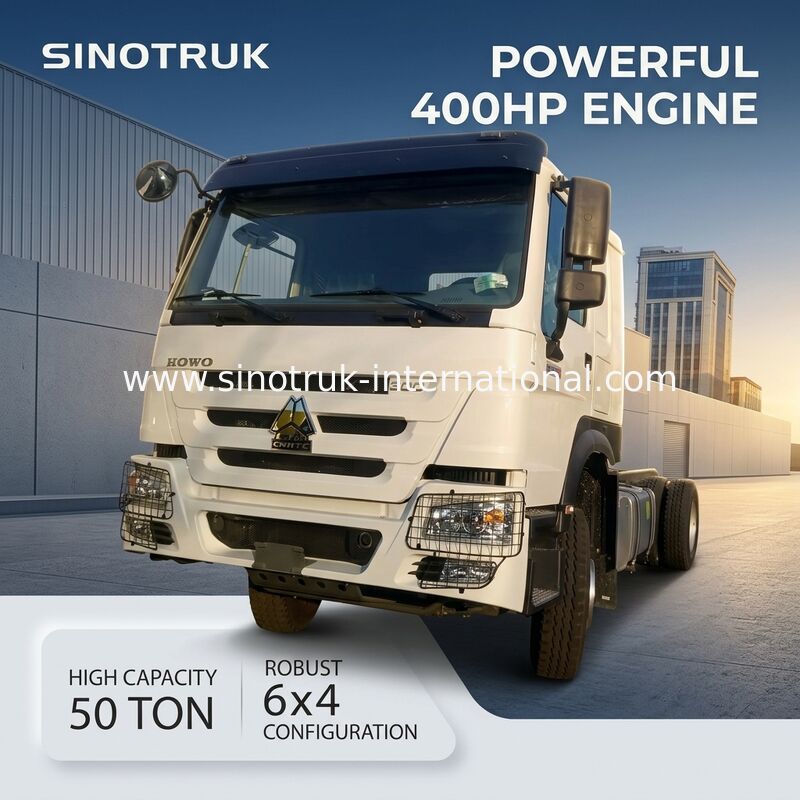 SINOTRUK HOWO LHD 6X4 400HP Chassis xe chở dầu nước