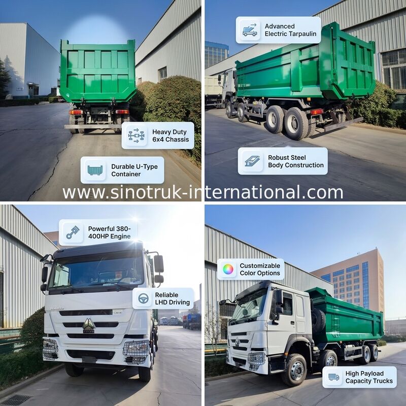 Chiếc xe tải tải nặng 400HP với dung lượng tải trọng U-Box 26 mét khối