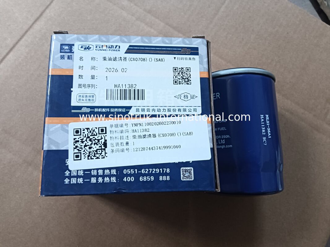 Bộ phận xe tải hiệu suất cao Bộ lọc nhiên liệu HA11383