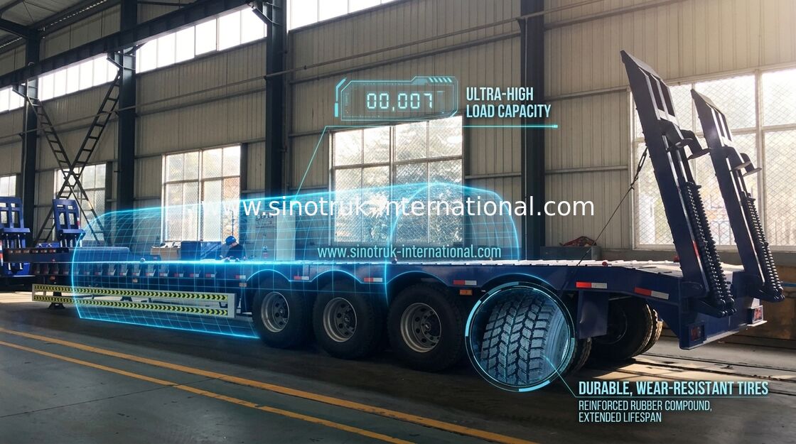 Vận tải đặc biệt Semi Trailer Truck 80 Tôn 70 Tấn 60 Tấn 50 Tấn Long Life