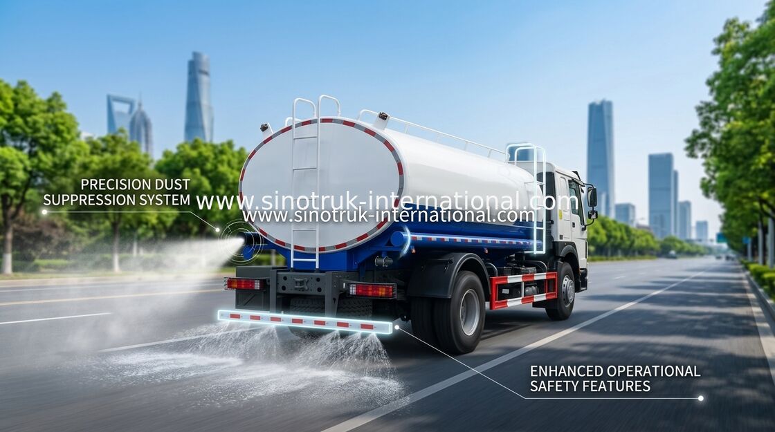 HOWO SINOTRUK Xe bể nước 300HP xanh