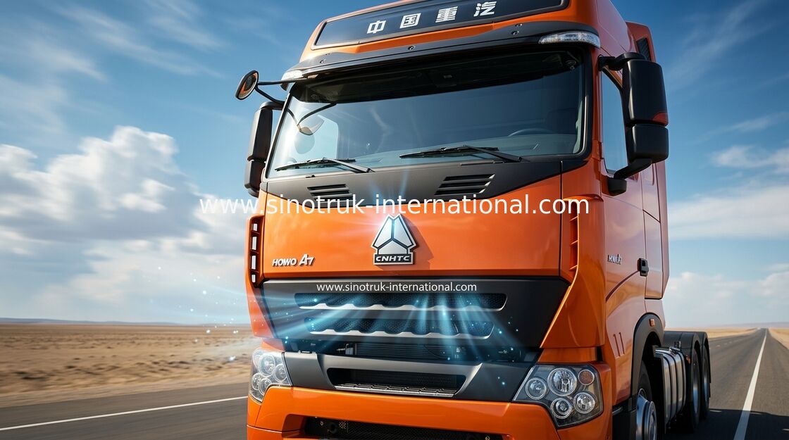 30 - 40 tấn ZZ4187N3517N1B Máy kéo kéo LHD 4X2 # 50 # 90 Bánh xe thứ năm