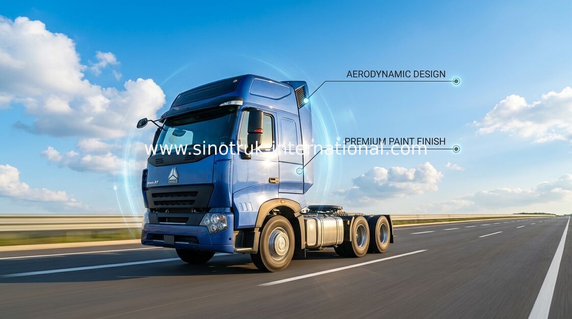 SINOTRUK HOWO Đầu rơ moóc xe đầu kéo có điều hòa 60-70 tấn
