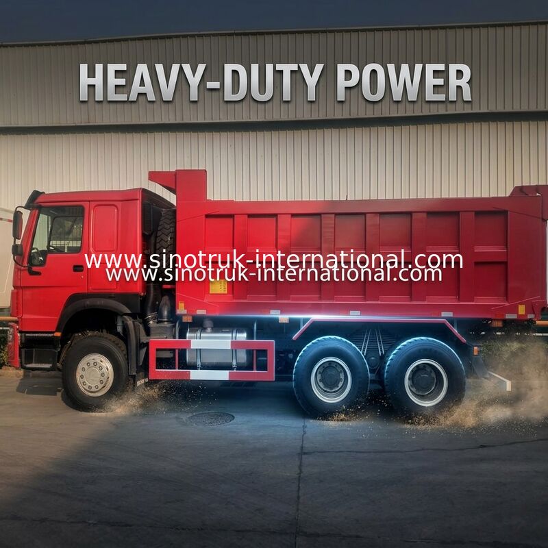 30 - 40 Tons RHD Sinotruk Howo Dump Truck 10 bánh