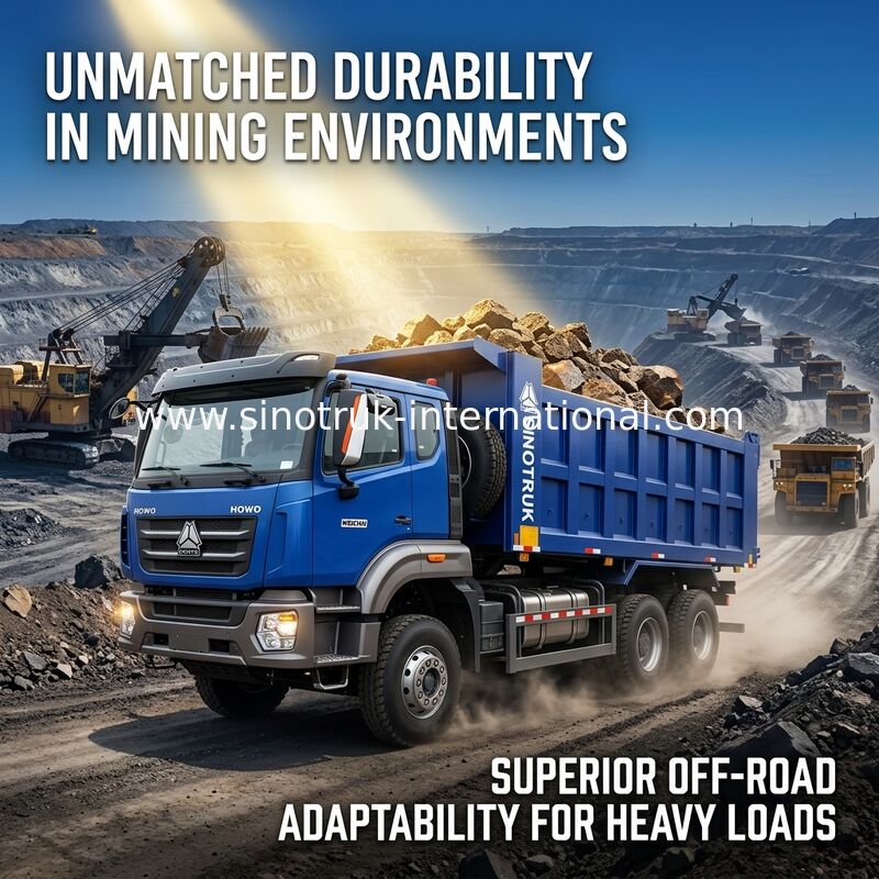 30-40 Tons RHD 10 bánh xe đẩy xe tải SINOTRUK HOWO haohan Cho xây dựng