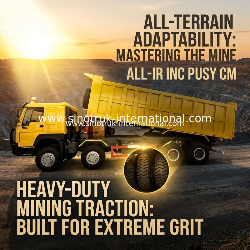 Sinotruk Howo Tiper Dump Truck 400Hp 8 × 4 50-60Tons Lhd 12 bánh