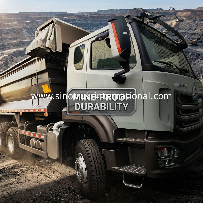 SINOTRUK HOWO LHD 6 × 4 10 bánh xe tải loại U cho 40Tons khai thác