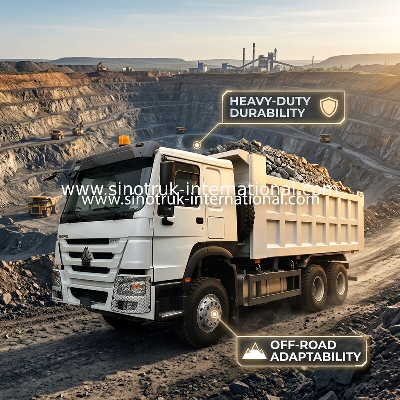 Xe tải tự đổ SINOTRUK HOWO Tipper LHD 6×4 371HP 20CBM
