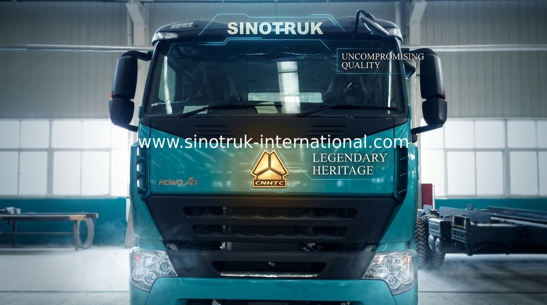 RHD SINOTRUK HOWO A7 Khai thác xe tải tự đổ ZZ3257M3847N1 A7- P Cabin Tuổi thọ cao