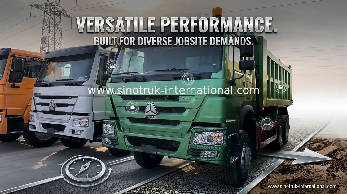 Xe ben 6x4 SINOTRUK 10 Bánh HOWO ZZ3257N3647A 30 Tấn 16-18 CBM