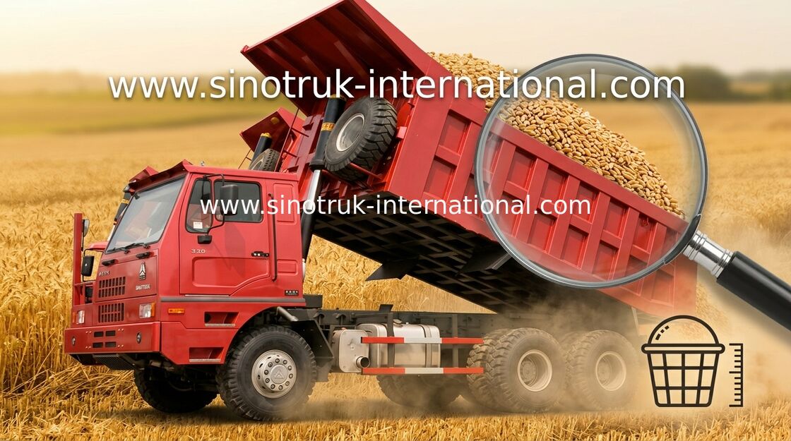 Tiêu hao nhiên liệu thấp Xe tải chở hàng nặng 6 x 4, 10 xe lật