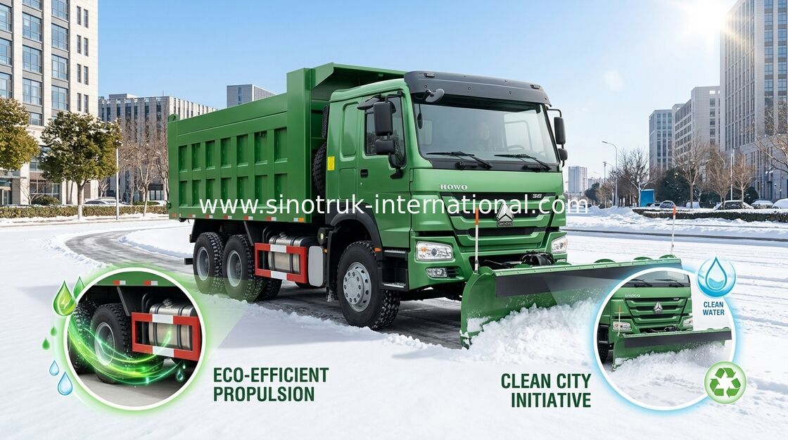 SINOTRUK HOWO Xe Xúc Đặt Xe Tái Chế 371HP 8X4 LHD 31tons 20-30CBM ZZ3317N3867W