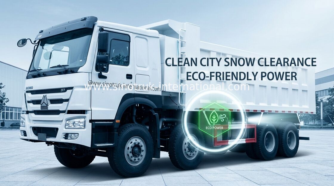 SINOTRUK HOWO Xe Xúc Đặt Xe Tái Chế 371HP 8X4 LHD 31-60tons 20-30CBM ZZ3317N3267W