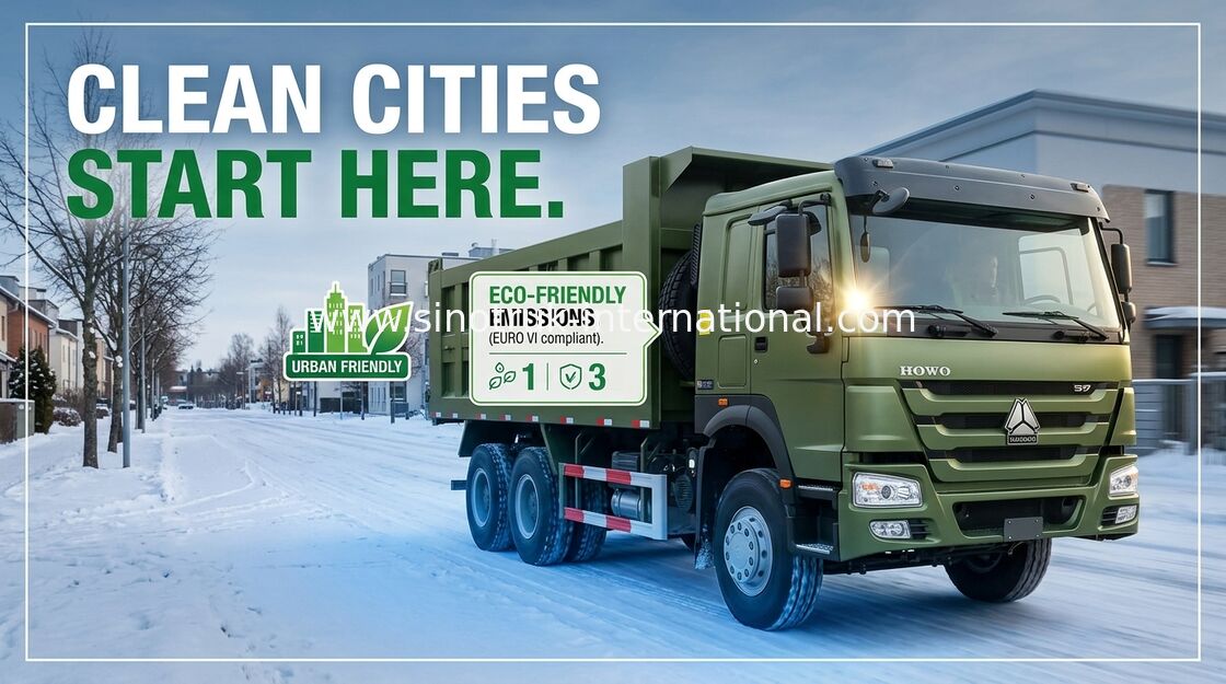 SINOTRUK HOWO Xe Tải Chở Loại Xe Tải 371HP 12 bánh xe LHD 31tons 20-30CBM ZZ3317N3267W