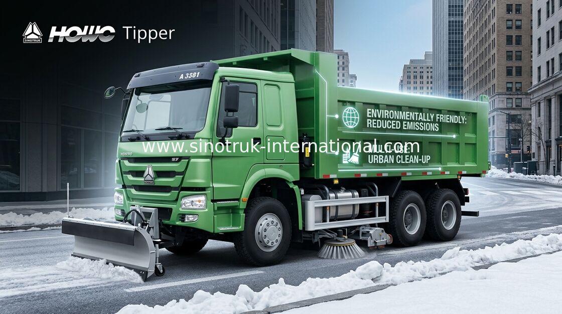 Tipper Xe tải Chở hàng SINOTRUK HOWO 10 bánh xe LHD 371HP 25tons 10-25CBM ZZ3257N3847A