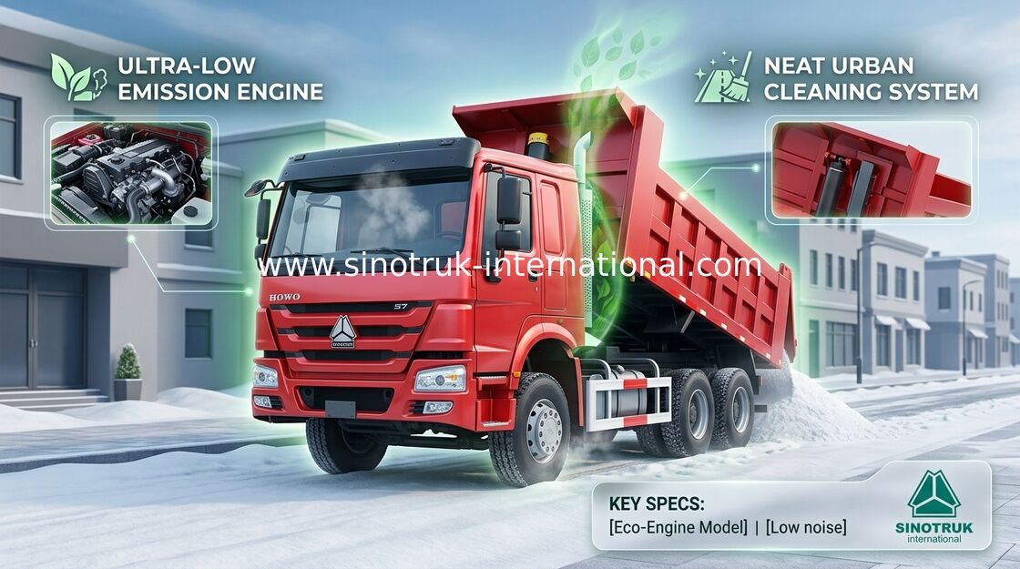 SINOTRUK HOWO Xe Xúc Đặt Xe Tái Chế 6X4 LHD 371HP 25 Nút 10-25CBM ZZ3257N3847A
