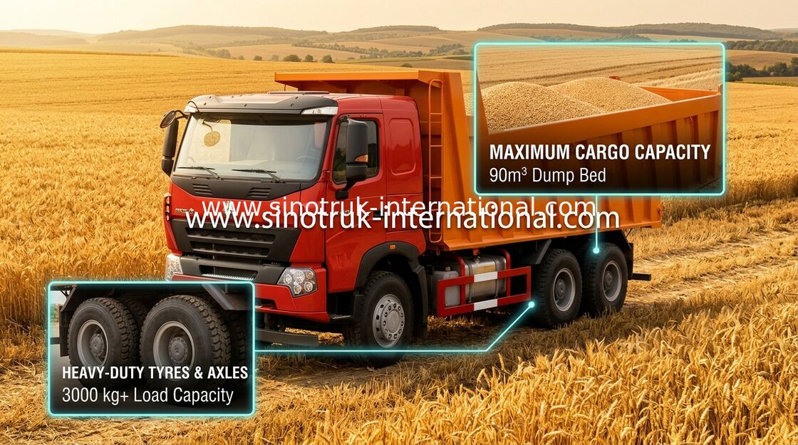 Tipper Xe tải Chở hàng SINOTRUK HOWO A7 336HP cho ngành công nghiệp khai thác mỏ ZZ3257N3847N1